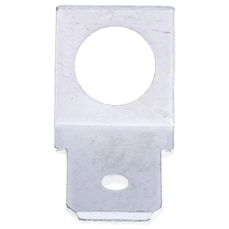 RS PRO Silver Uninsulated Male Spade Connector, Solder Termination, 0.8 x 6.4 mm Tab Size 534-929