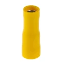 RS PRO Insulated Yellow Crimp Bullet Connector 12 AWG to 10 AWG 5 mm Bullet Diameter Female 534-941