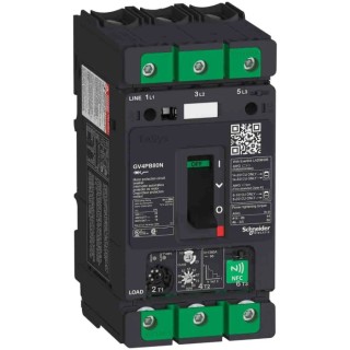 Schneider Electric TeSys GV4PB Thermal Circuit Breaker 80A Current Rating 3-Pole Screw Mount GV4PB80N