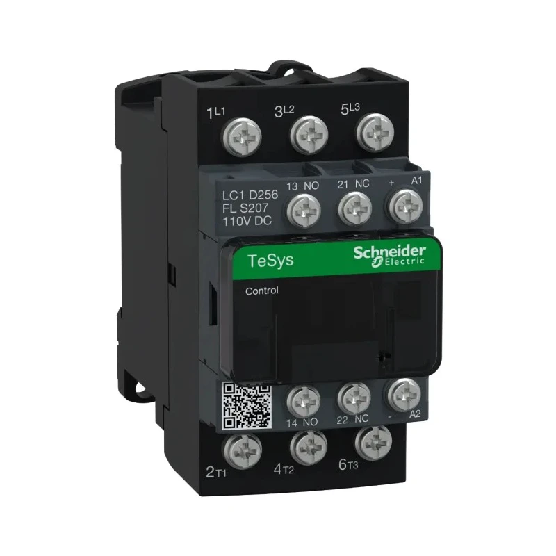 Schneider Electric TeSyS D Reversing Contactor 110V dc Coil 3-Pole 25 A 11 kW 3 NO 690V LC1D256FLS207