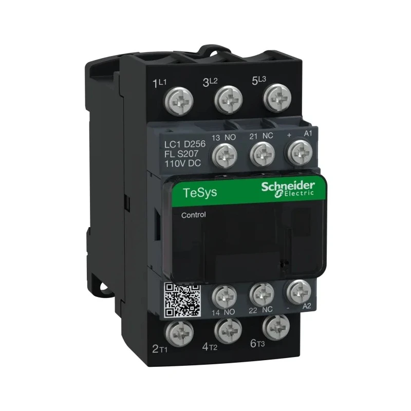 Schneider Electric TeSyS D Reversing Contactor 110V dc Coil 3-Pole 25 A 11 kW 3 NO 690V LC1D256FLS207