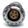 RS PRO Circular Connector 5 Contacts Panel Mount M9 Socket Female IP50 Chrome Plated Brass 209-5615
