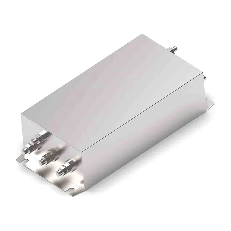 TE Connectivity KEB 3-Phase Chassis Mount EMI Filter 100 A 520V AC 50Hz/60Hz Threaded Bolt 100KEBS6BFPD