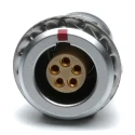 LEMO RS PRO Circular Connector 5 Contacts Panel Mount 12 mm Socket Female IP50 209-5622