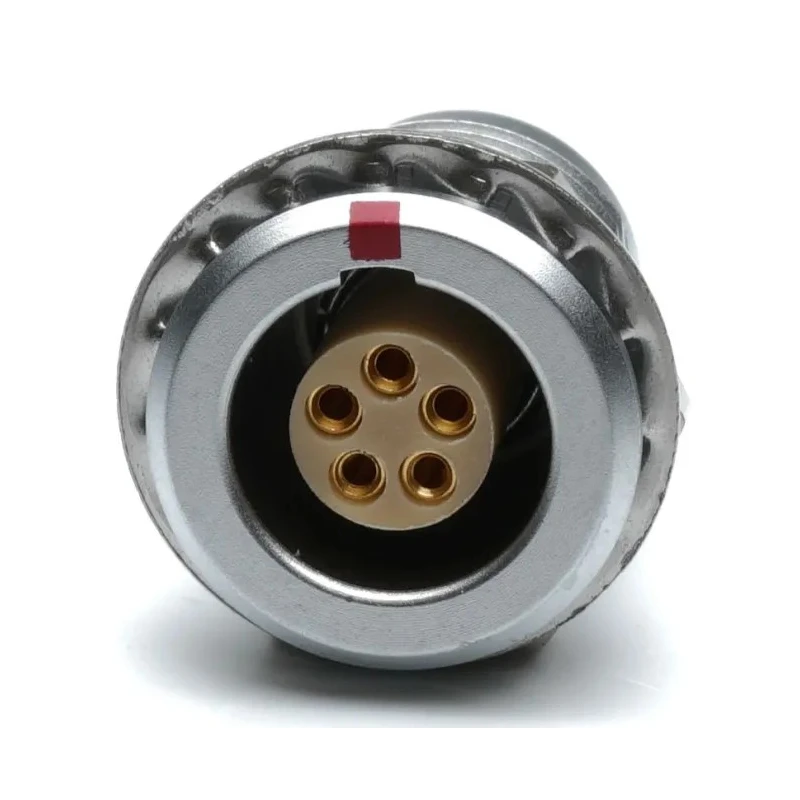 LEMO RS PRO Circular Connector 5 Contacts Panel Mount 12 mm Socket Female IP50 209-5622