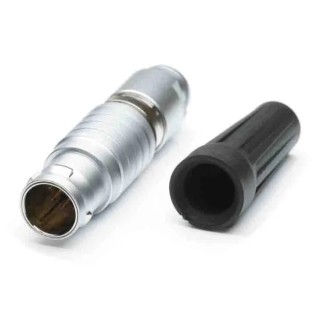 RS PRO Circular Connector, 10 Contacts, Cable Mount, Standard Size, Plug Male, IP50, Chrome Plated Brass Housing 209-5683