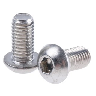 RS PRO Bright Zinc Stainless Steel Hex Socket Cap Screw M8 x 16 mm Grade 10.9 232-8338