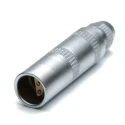 RS PRO Circular Connector Cable Mount Socket Female, 4 Contacts, 7A Current, Chrome Plated Brass Housing, IP50 Rated 209-5692