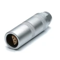 RS PRO Circular Connector, 6 Contacts, Cable Mount, Socket Female, Push Pull, IP50, Chrome Plated Brass Housing 209-5696