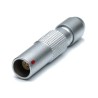 RS PRO Circular Connector, 3 Contacts, Cable Mount, Socket Female, Chrome Plated Brass, Gold Plated Contacts, IP50 209-5697