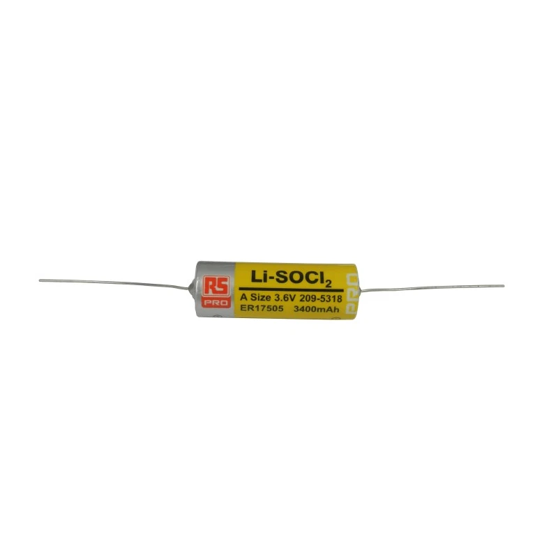 RS PRO Lithium Thionyl Chloride Battery 3.6 V 3.4 Ah ER17505