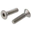 RS PRO Plain Stainless Steel Hex Socket Countersunk Screw, Hex Socket Drive, M4 x 16 mm 232-8401