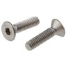 RS PRO Plain Stainless Steel Hex Socket Countersunk Screw, Hex Socket Drive, M4 x 16 mm 232-8401