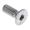 RS PRO Plain Stainless Steel Hex Socket Countersunk Screw M6 x 16 mm 232-8467
