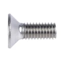 RS PRO Plain Stainless Steel Hex Socket Countersunk Screw M6 x 16 mm 232-8467