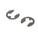 RS PRO Stainless Steel Type E Circlip 2.3 mm Groove Diameter, 2.25 mm Shaft Diameter 209-6839