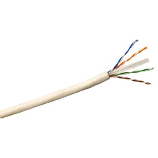 RS PRO Cat6 Ethernet Cable 100 m White Unterminated U/UTP Low Smoke Zero Halogen Cat6