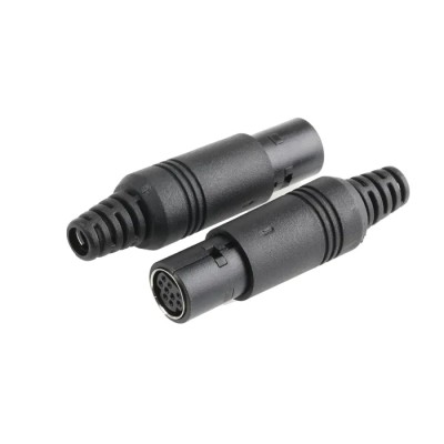 RS PRO 9 Pole Straight Miniature DIN Socket Cable Female 1A 50V AC/DC 232-8883