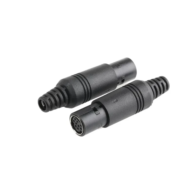 RS PRO 9 Pole Straight Miniature DIN Socket Cable Female 1A 50V AC/DC 232-8883