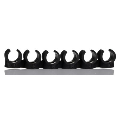 Legris 6 Tubes Polymer Tube Clip for Compatible Tube Outside Diameter 10 mm, Series LF3000, Model 209-7832