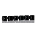 Legris 6 Tubes Polymer Tube Clip for Compatible Tube Outside Diameter 10 mm, Series LF3000, Model 209-7832