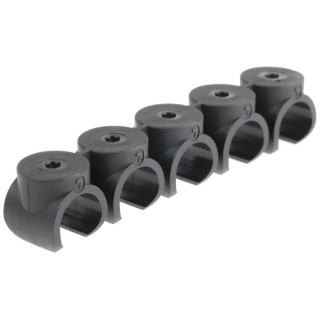 Legris 5 Tubes Polymer Tube Clip for Tube Diameter 12 mm OD 209-7848
