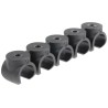 Legris 5 Tubes Polymer Tube Clip for Tube Diameter 12 mm OD 209-7848