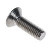 RS PRO Plain Stainless Steel Hex Socket Countersunk Screw M6 x 20 mm 232-8489