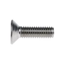 RS PRO Plain Stainless Steel Hex Socket Countersunk Screw M6 x 20 mm 232-8489