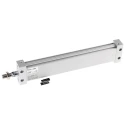 SMC Pneumatic Piston Rod Cylinder MU Series Double Acting Through Hole Mount Aluminium Alloy Body 200mm Stroke MDUB25-200DMZ