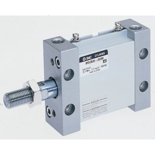 SMC 25 mm Pneumatic Piston Rod Cylinder MU Series Double Acting Aluminium Alloy Body MDUB32-25DMZ