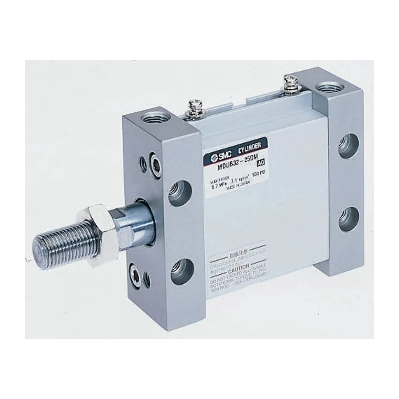 SMC 25 mm Pneumatic Piston Rod Cylinder MU Series Double Acting Aluminium Alloy Body MDUB32-25DMZ