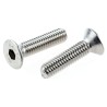 RS PRO Plain Stainless Steel Hex Socket Countersunk Screw M6 x 25 mm 232-8495