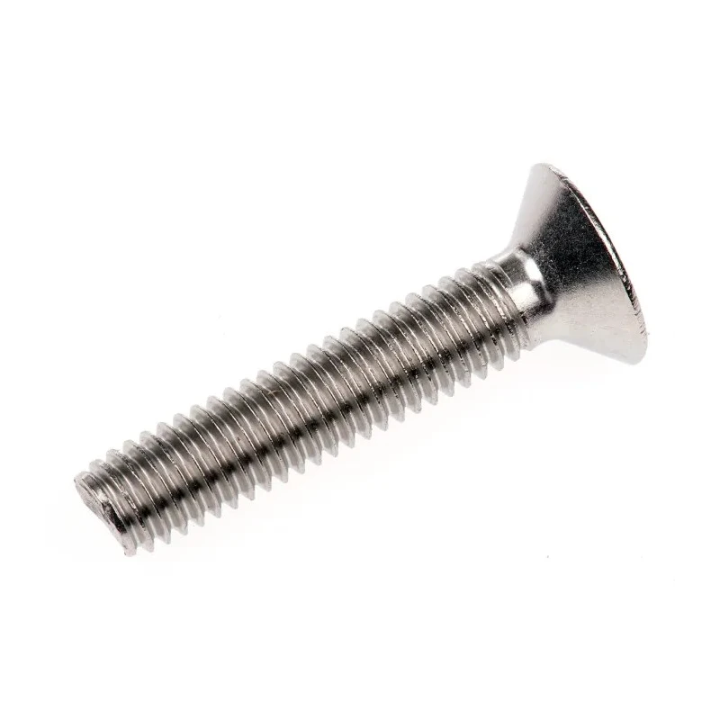 RS PRO Plain Stainless Steel Hex Socket Countersunk Screw M6 x 30 mm 316 Stainless Steel ISO 10642 232-8502