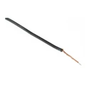 RS Pro Black Hook Up Wire, 20 AWG, 270 x 0.05 mm Core Strands, 100 m Length, Silicone Rubber Jacket, 600 V, Fire 209-8058