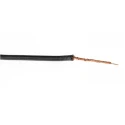 RS Pro Black Hook Up Wire, 20 AWG, 270 x 0.05 mm Core Strands, 100 m Length, Silicone Rubber Jacket, 600 V, Fire 209-8058