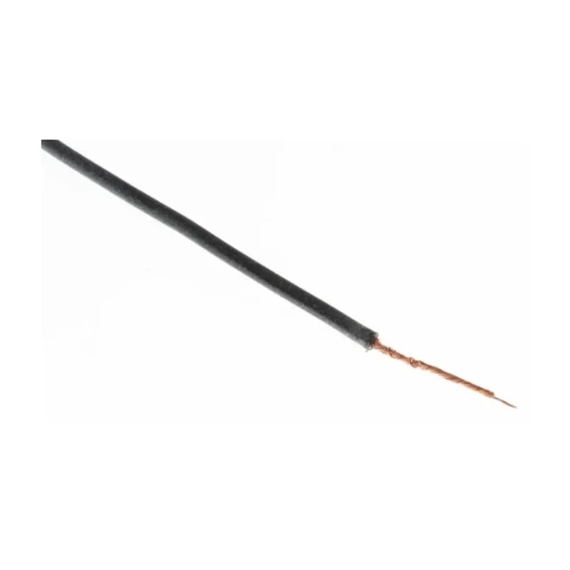 RS Pro Black Hook Up Wire 20 AWG Copper Conductor Silicone Rubber Jacket 600V 20m RS PRO 209-8060