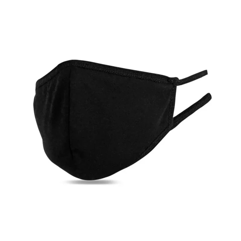 Beeswift Black Polyester, Cotton Reusable Face Mask 2 Ply Medical One Size RBAM