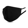Beeswift Black Polyester, Cotton Reusable Face Mask 2 Ply Medical One Size RBAM