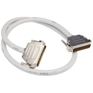 Phoenix Contact Male D-Sub 50-Pin to Male DB50 Cable, 1 m Length, 2A Current Rating, Grey Polyvinyl Chloride Jacket DB50
