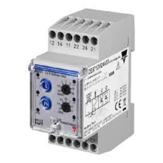 Carlo Gavazzi Earth Leakage Relay with 50 to 60 Hz ±10% Frequency, 5 A Output at 24 VDC and 250 VAC DEB71DM24A5