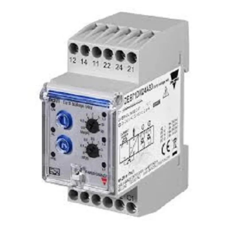 Carlo Gavazzi Earth Leakage Relay with 50 to 60 Hz ±10% Frequency, 5 A Output at 24 VDC and 250 VAC DEB71DM24A5