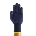 Ansell FibreTuf Blue Polyester Work Gloves Size 10 with Polyvinyl Chloride Coating 76501100