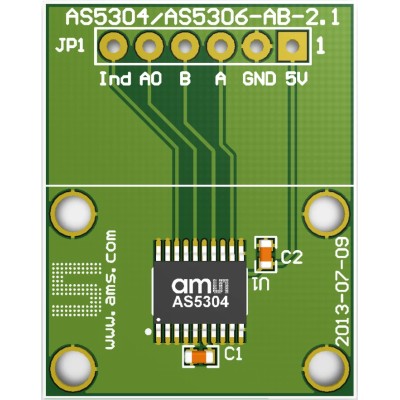 ams OSRAM Position Sensor Adapter Board AS5304-TS_EK_AB for AS5304 Sensor Development Tool
