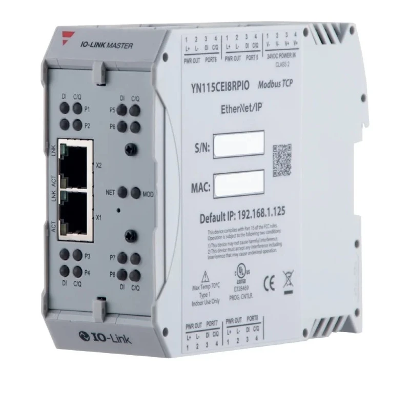 Carlo Gavazzi Y Series Sensor Box 10 Port Ethernet YN115CEI8RPIO