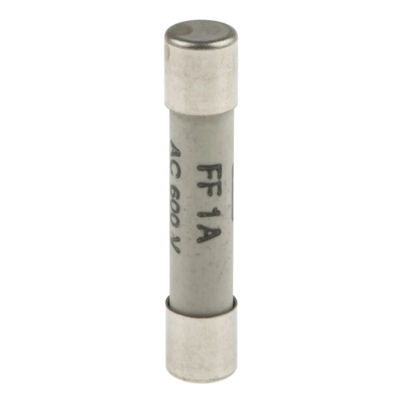 RS PRO 1A FF Ceramic Cartridge Fuse, 6.3 x 32 mm, Super Fast Acting, 600V AC 209-9355