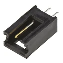 TE Connectivity AMPMODU Mod II Series Straight Through Hole Shrouded PCB Header 2 Contact 2.54 mm Pitch 1 Row 280370-2