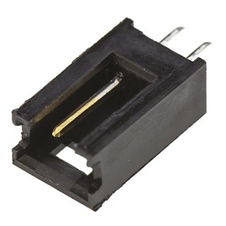 TE Connectivity AMPMODU Mod II Series Straight Through Hole Shrouded PCB Header 2 Contact 2.54 mm Pitch 1 Row 280370-2