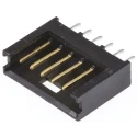 TE Connectivity AMPMODU MOD II Series Straight Through Hole Shrouded PCB Header 6 Contacts 2.54 mm Pitch 1 Row 280372-2