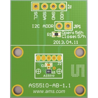 ams OSRAM Position Sensor Development Tool Adapter Board for AS5510 Linear Hall Sensor AS5510-WL_EK_AB